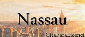 citas solicitar licencia conducir Nassau New York
