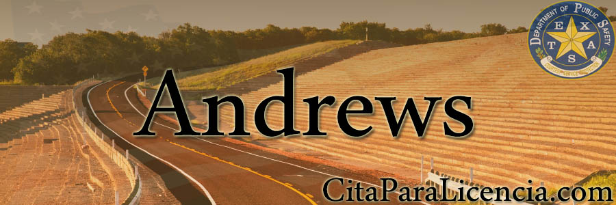 licencias de conducir dps en Andrews Texas