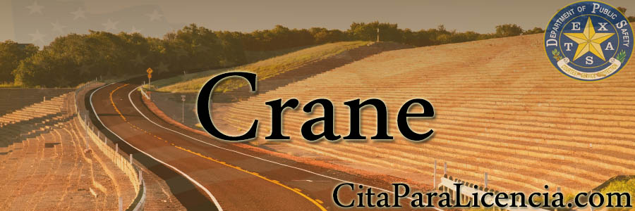 licencias de conducir dps en Crane Texas