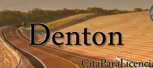 como solicitar licencia conducir Denton, TX